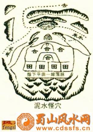 泥水怪穴形的风水宝地