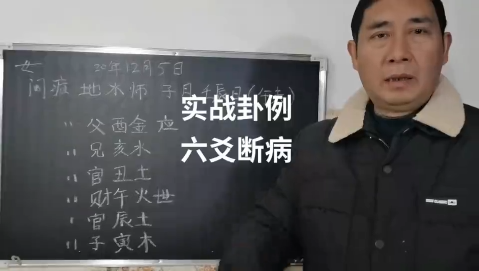实战卦例 六爻断病